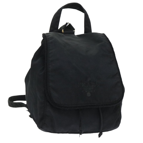 PRADA Backpack Nylon Black Auth bs8166 - Picture 1 of 16